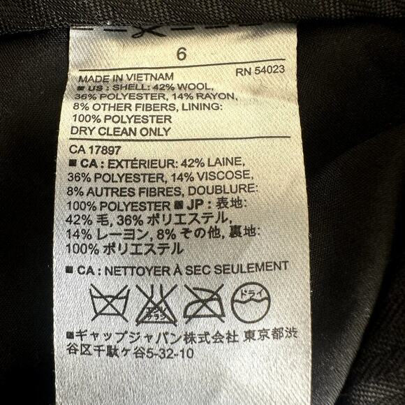 Banana Republic Brown Reegan Wool, Lined, Dress Pants- 6 - Picture 5 of 7